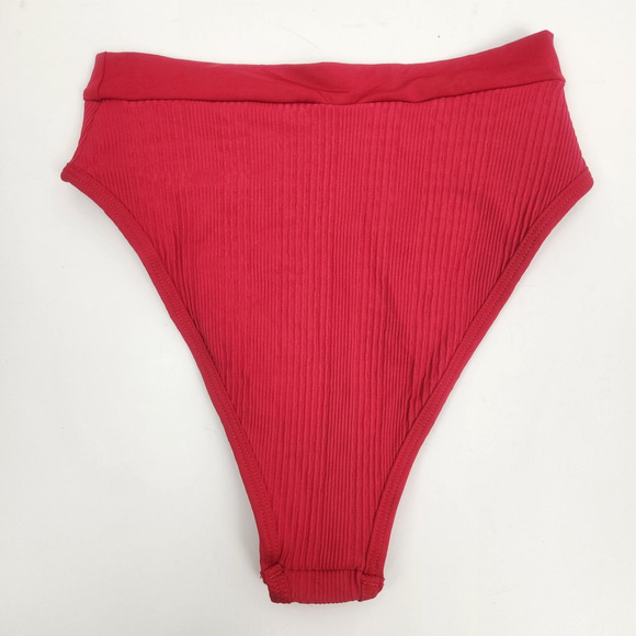 L*Space Frenchi Bitsy Bikini Bottom in Lipstick Red Size Medium NWOT - Picture 3 of 5
